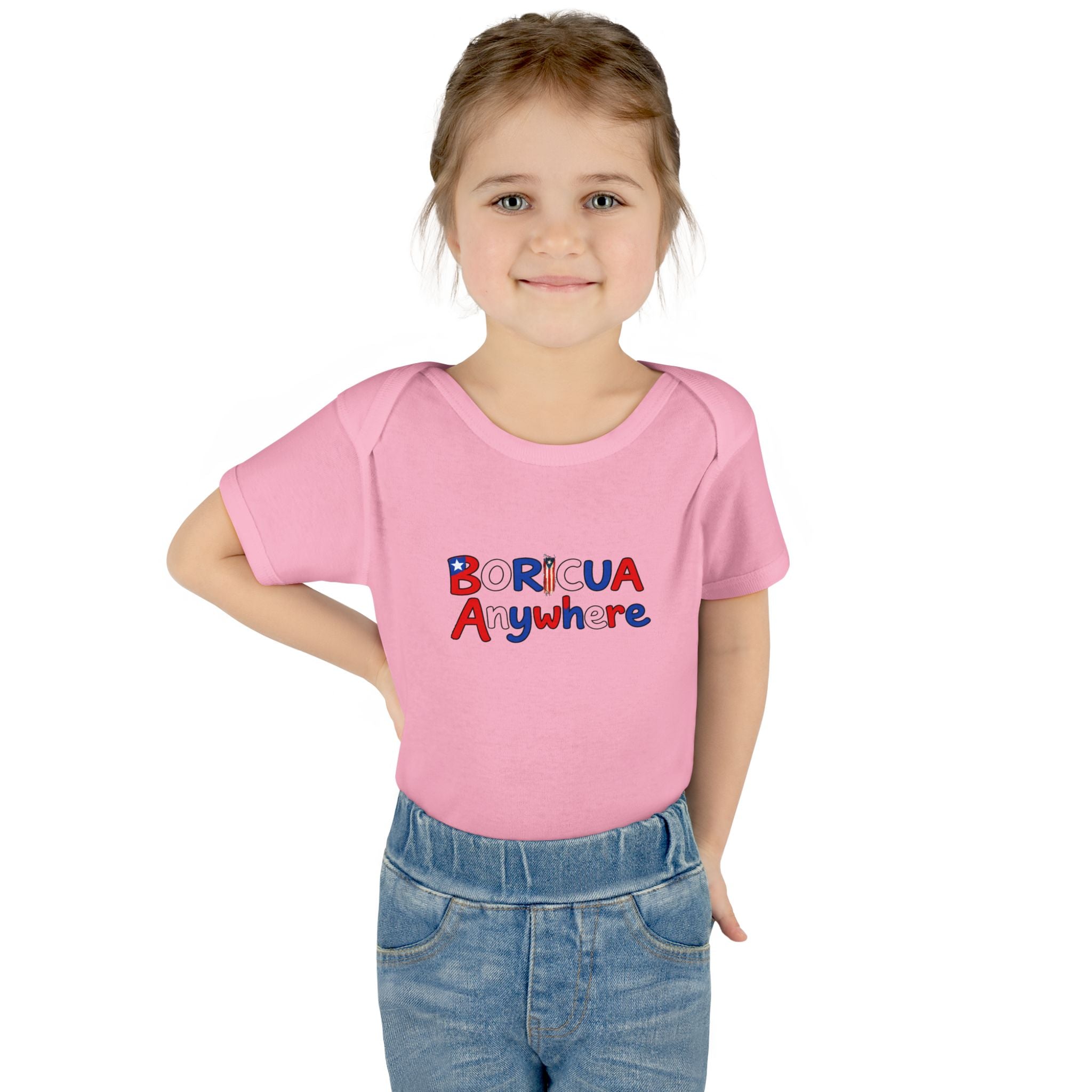 Boricua Anywhere Infant Bodysuit – Puerto Rican Pride Baby Onesie