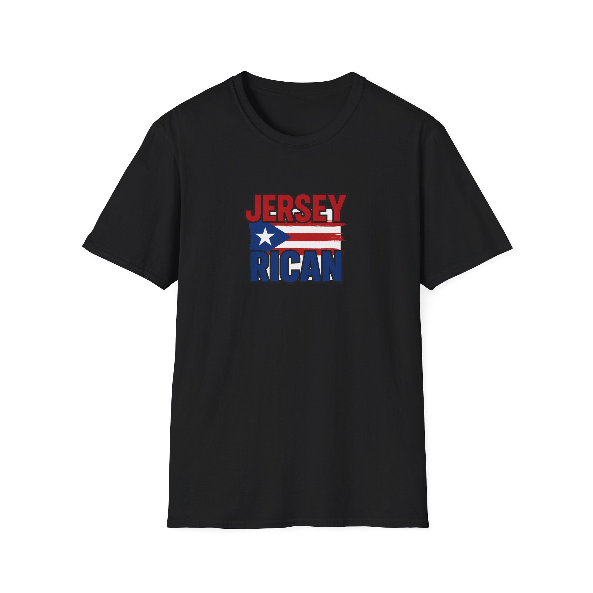 Jersey Rican T-Shirt – Puerto Rican Flag Graphic Tee for New Jersey Natives