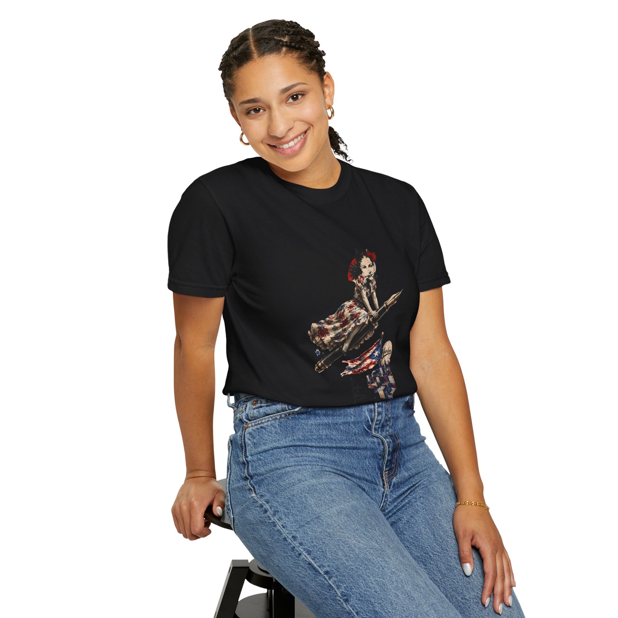 Vintage Space Cat T-Shirt — Retro Astronaut Kitty Graphic Tee