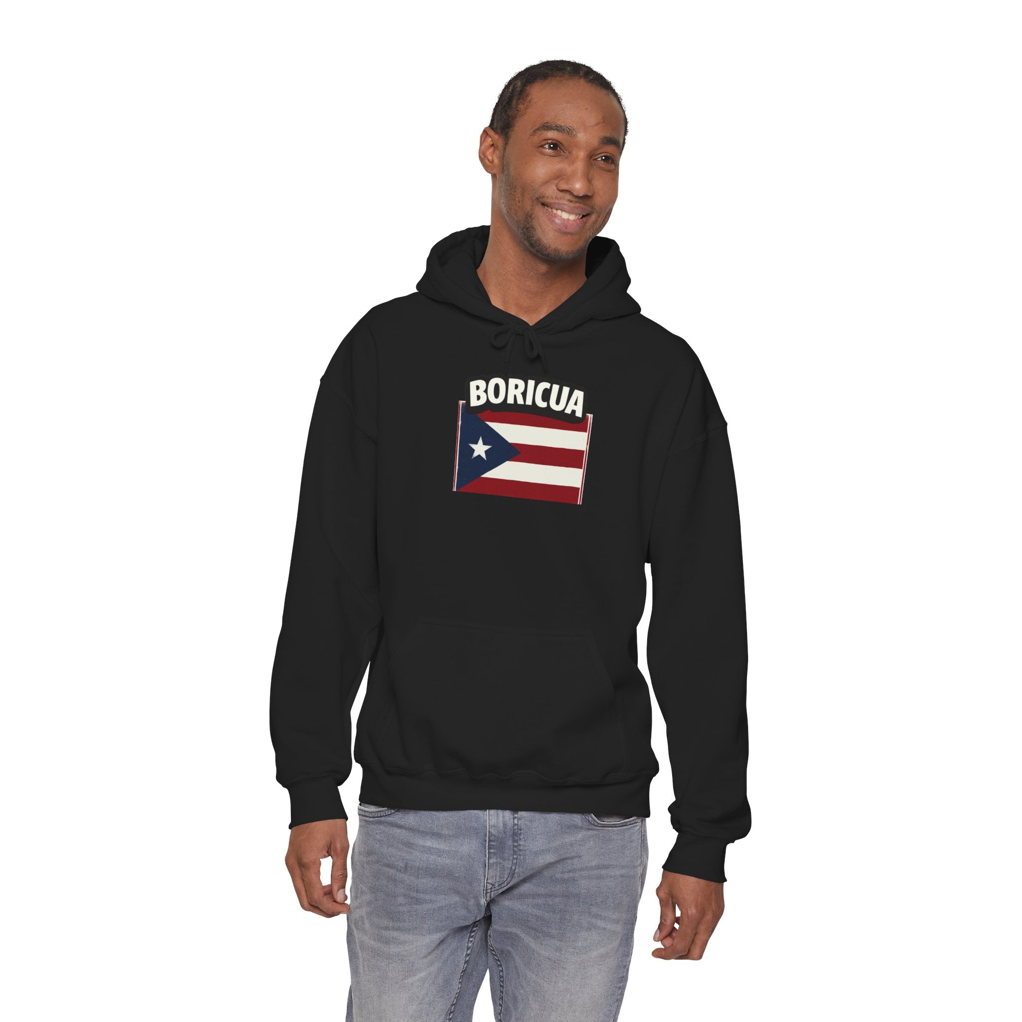 Boricua Bowl Hoodie — Puerto Rican Flag Football Logo Sweatshirt