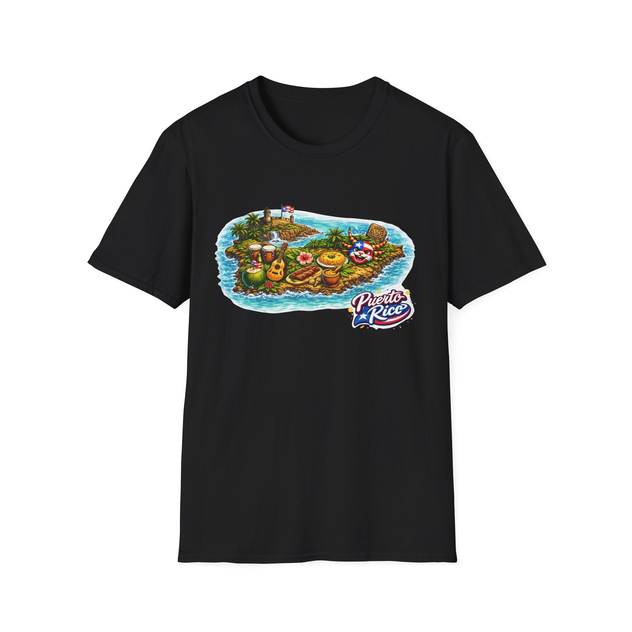 Pirate Rice Island Graphic T-Shirt — Tropical Pirate Crew Tee