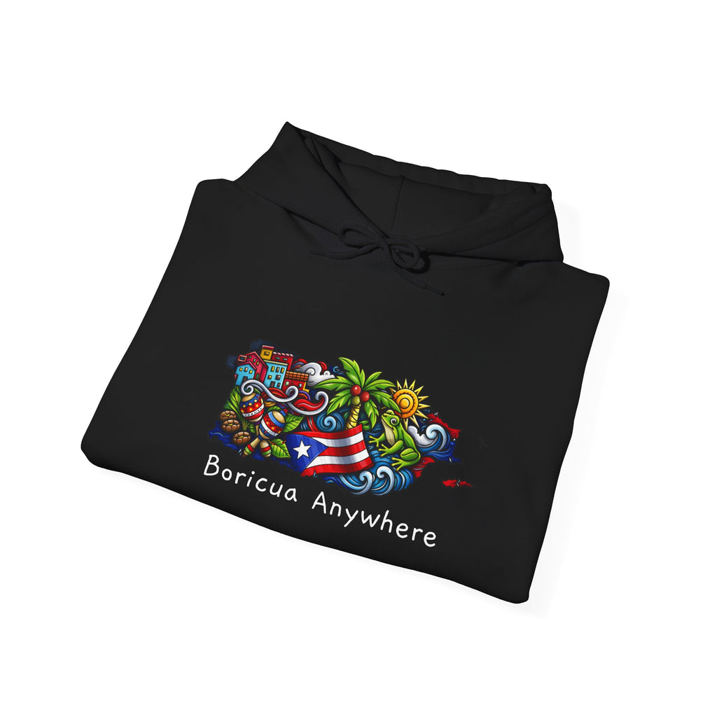 Puerto Rico Flag Hoodie – Retro Puerto Rican Pride Pullover