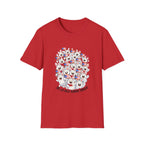 De La Isla Somos Todos T-Shirt — Puerto Rican Pride Flag Cartoon Crew Tee
