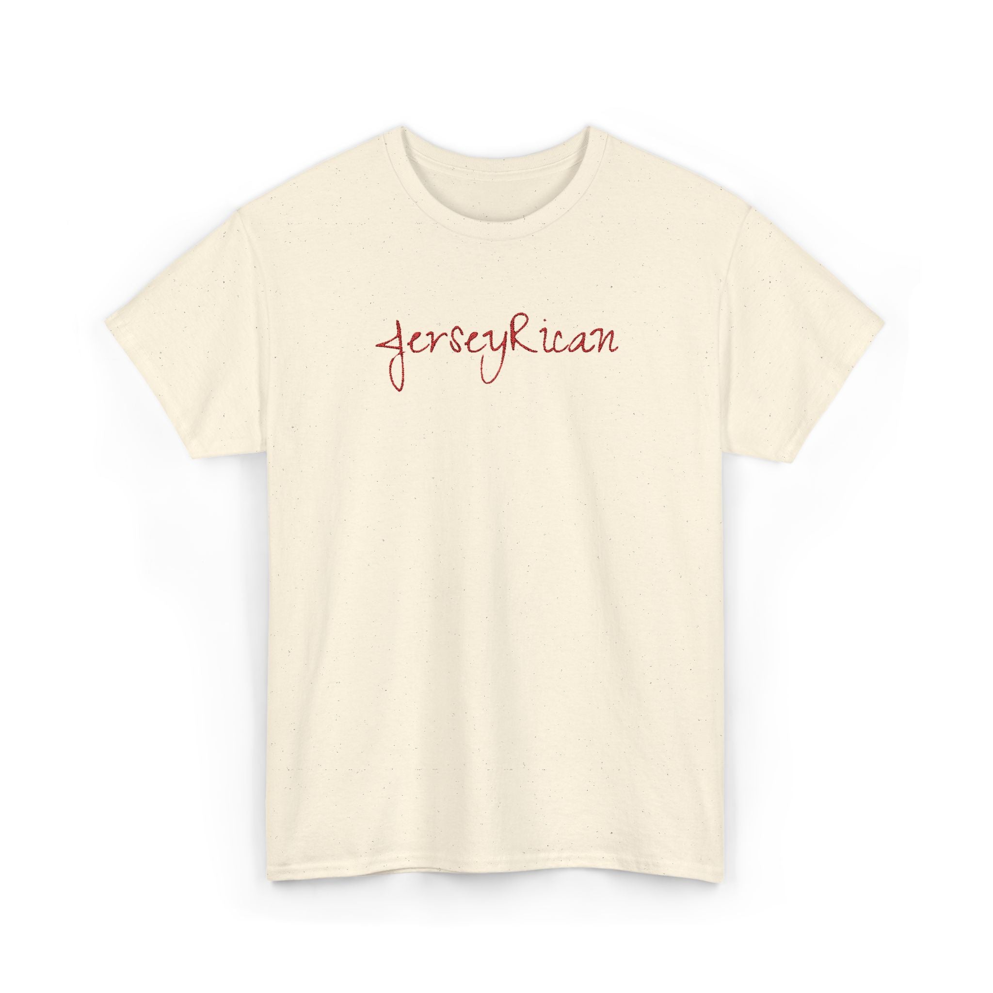 Jersey Rican T‑Shirt — Puerto Rican Embroidery Pride Tee