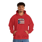 Boricua Bowl Hoodie — Puerto Rican Flag Football Logo Sweatshirt