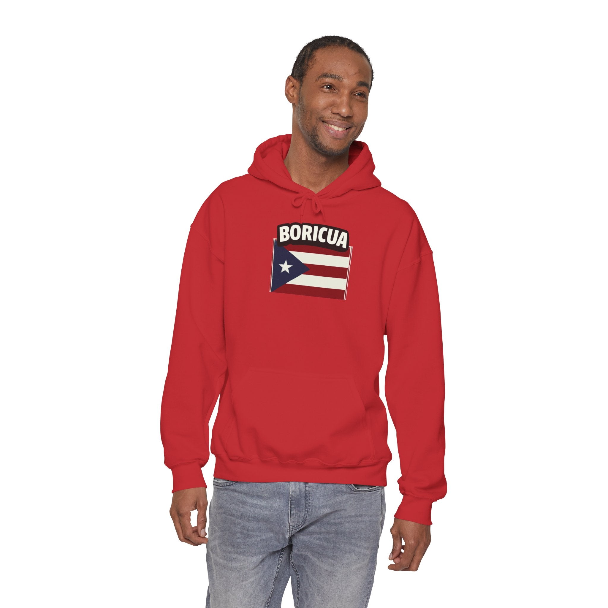 Boricua Bowl Hoodie — Puerto Rican Flag Football Logo Sweatshirt