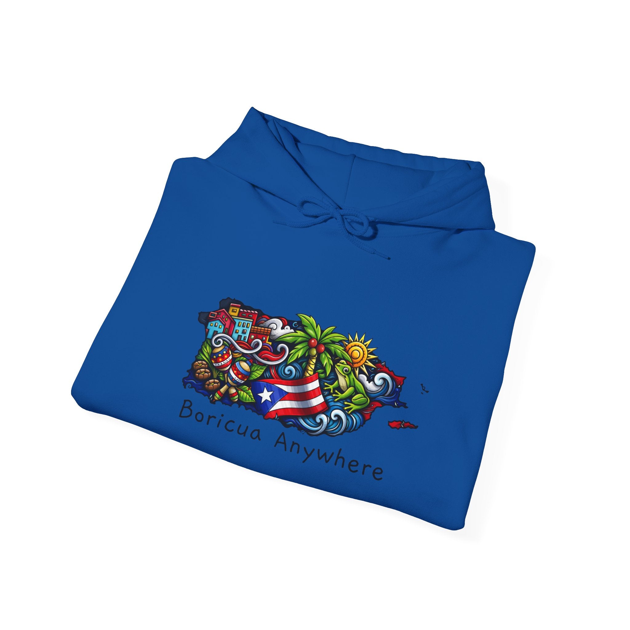Puerto Rico Flag Hoodie – Retro Puerto Rican Pride Pullover