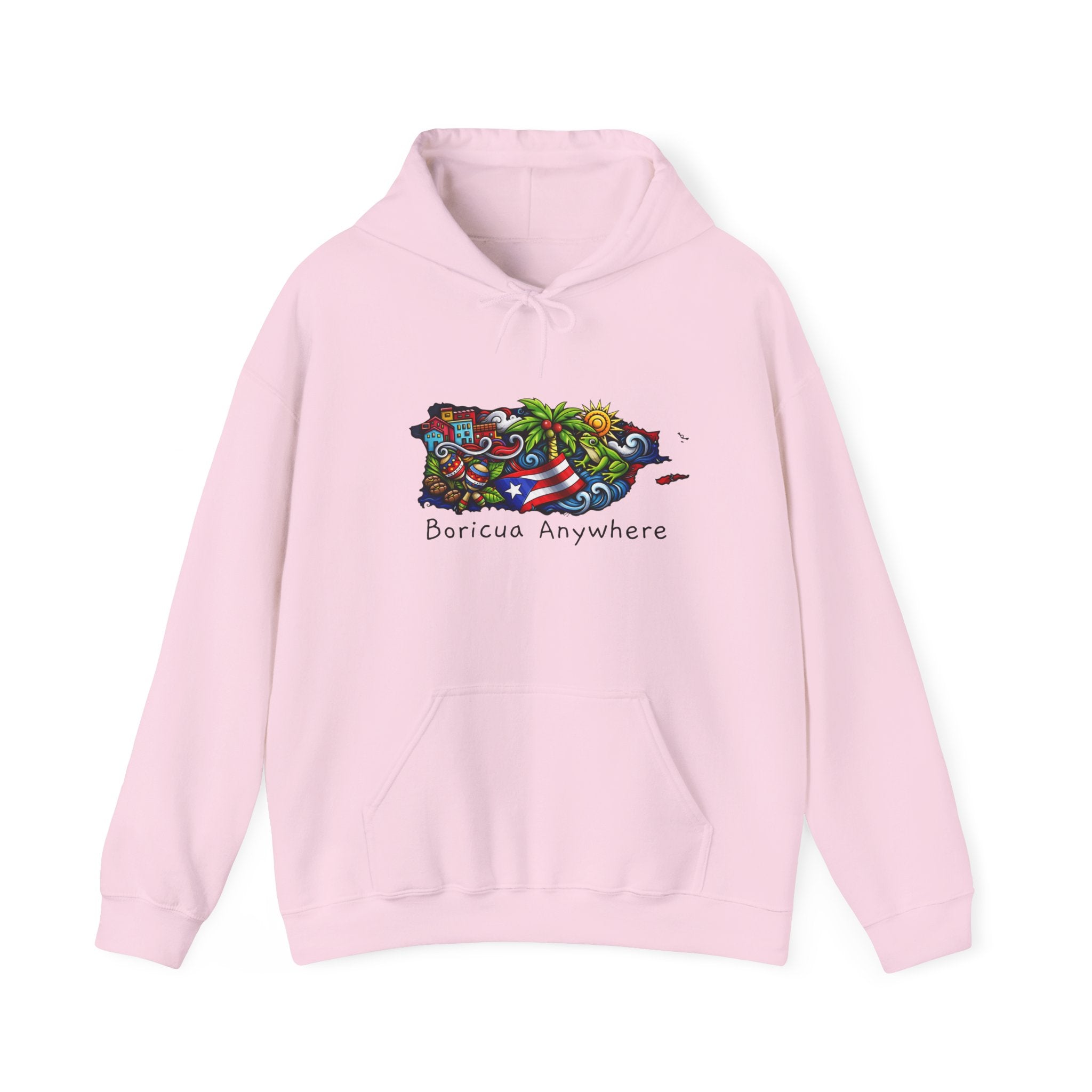 Puerto Rico Flag Hoodie – Retro Puerto Rican Pride Pullover