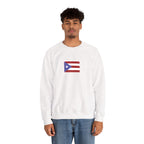 Puerto Rico Flag Graphic Crewneck Sweatshirt