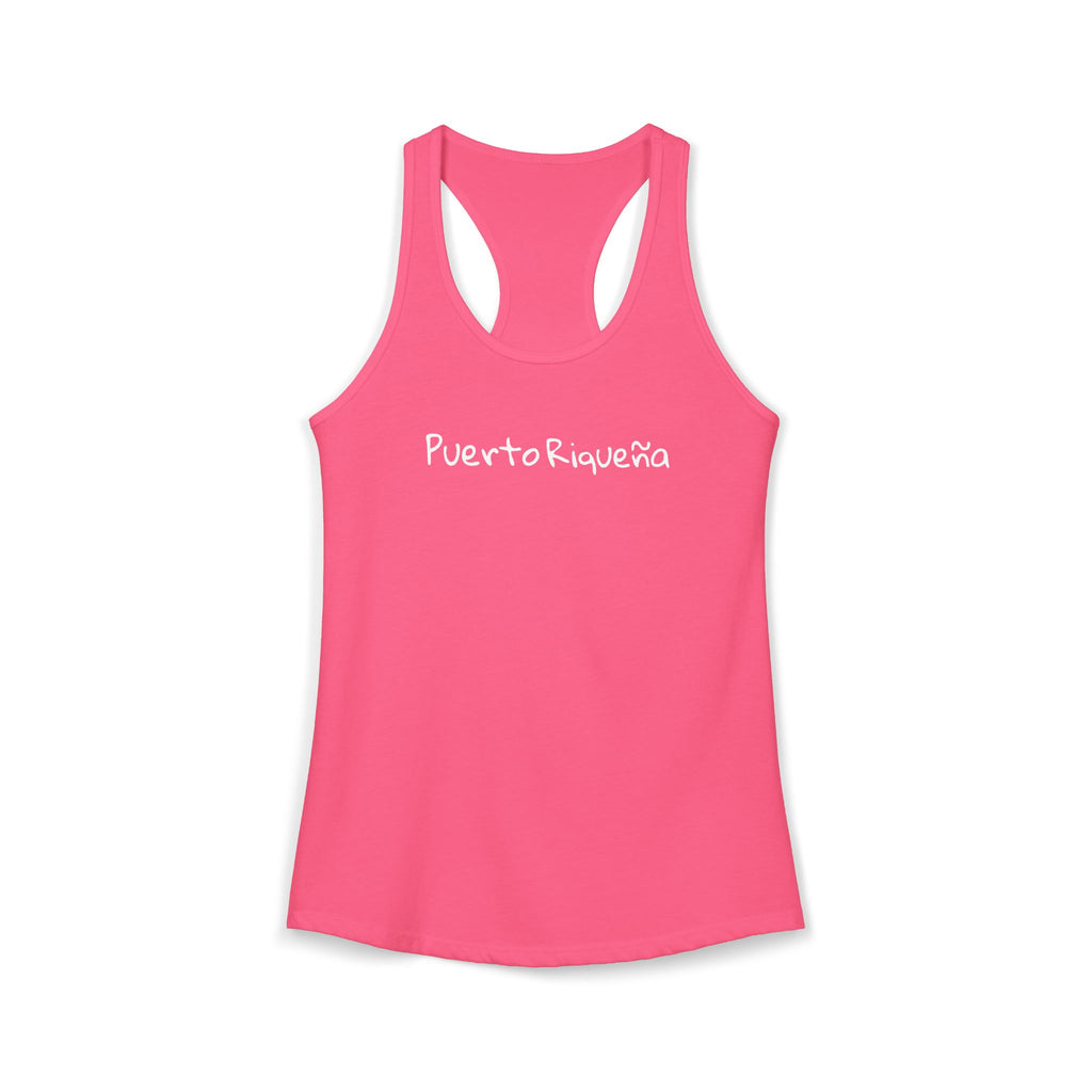Women's Ideal Racerback Tank - Puerto Riqueña