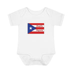 Infant Bodysuit - Puerto Rican Flag "Puerto Riqueña" Baby Onesie