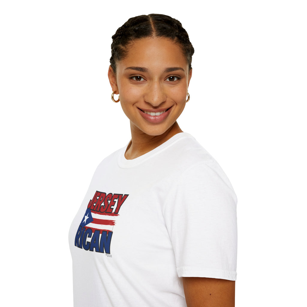 Jersey Rican T-Shirt – Puerto Rican Flag Graphic Tee for New Jersey Natives