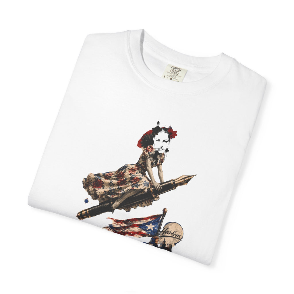 Vintage Space Cat T-Shirt — Retro Astronaut Kitty Graphic Tee