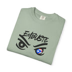 Embuste Eyes Graphic T-Shirt — Bold Script & Star-Spangled Eye Design