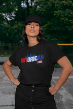 Nuyorican Skyline T-Shirt with Puerto Rico Flag – Retro NYC Pride Tee