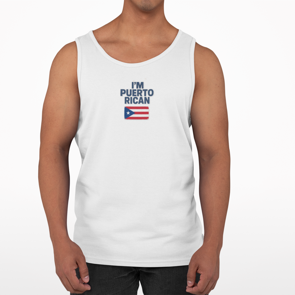 Puerto Rican Flag I'm Puerto Rican Tank Top