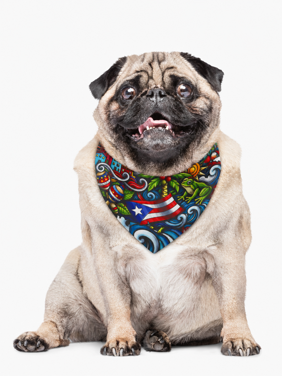Puerto Rican Pet Bandana — For Dogs & Cats