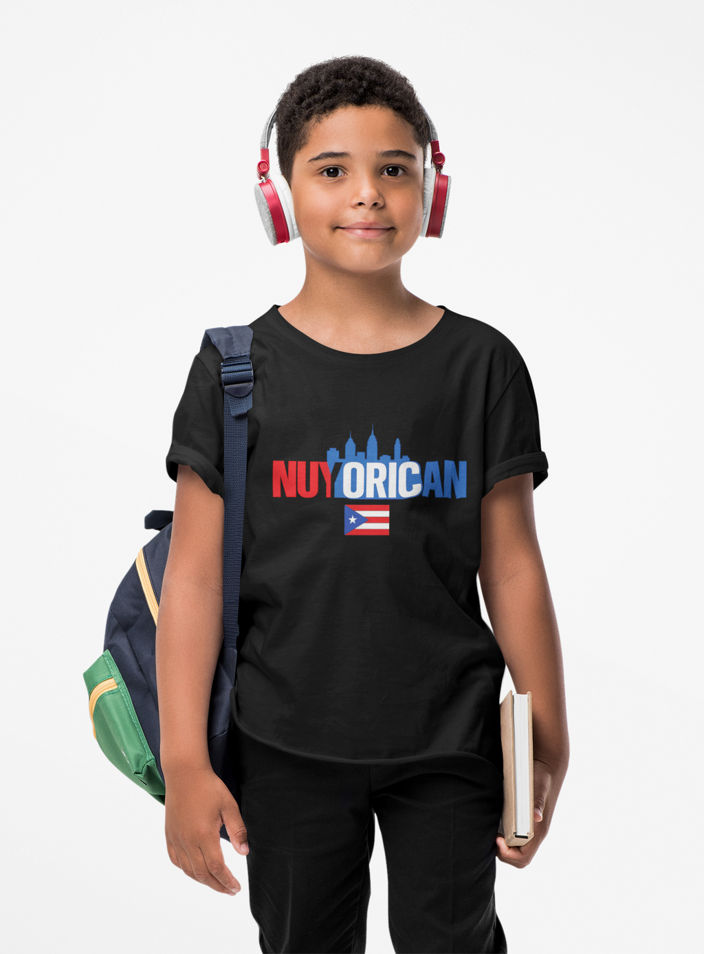 Nuyorican Youth Tee – Puerto Rican Pride Skyline T-Shirt