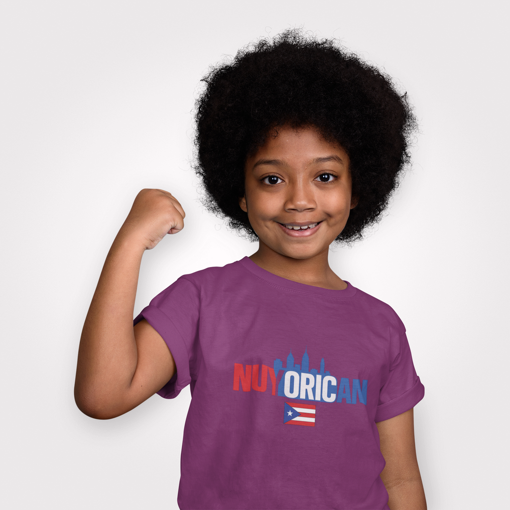 Nuyorican Youth Tee – Puerto Rican Pride Skyline T-Shirt