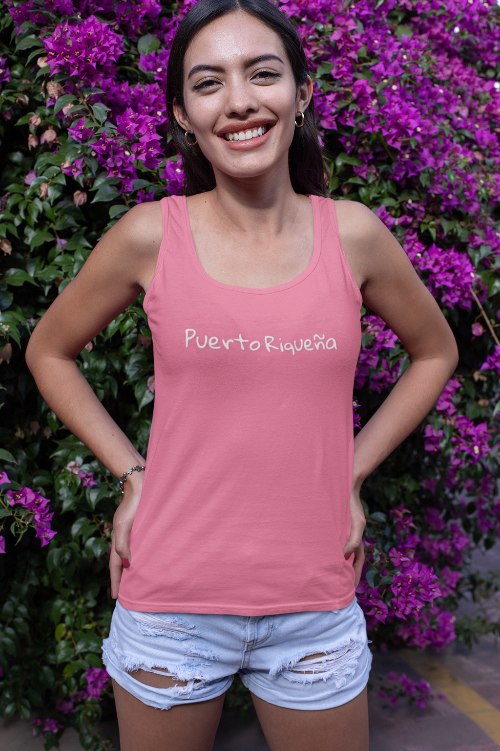 Women's Ideal Racerback Tank - Puerto Riqueña