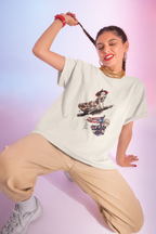 Vintage Space Cat T-Shirt — Retro Astronaut Kitty Graphic Tee