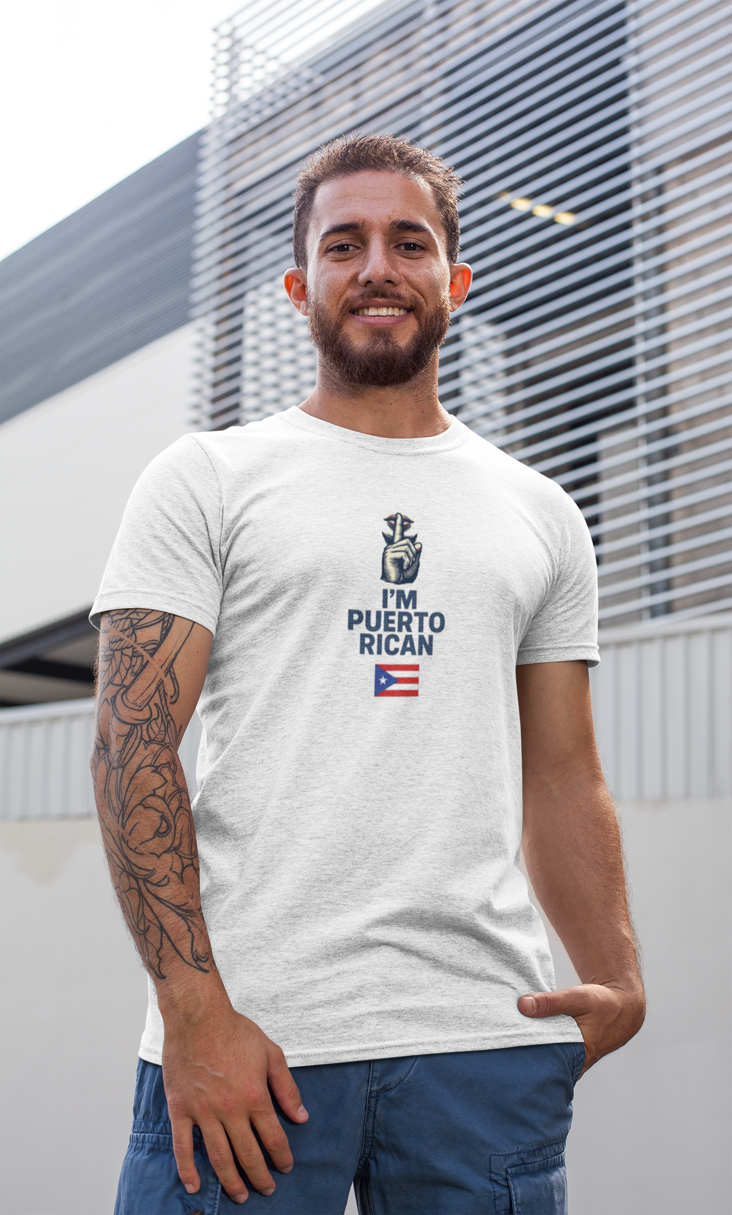 Shh I’m Puerto Rican T-Shirt — Subtle Puerto Rican Pride Tee
