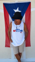 Nuyorican Skyline Tank Top — Puerto Rican Pride NYC Flag Design
