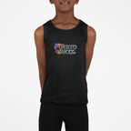 Puerto Rico Kids Tank Top — Colorful Island Map & Flag Graphic
