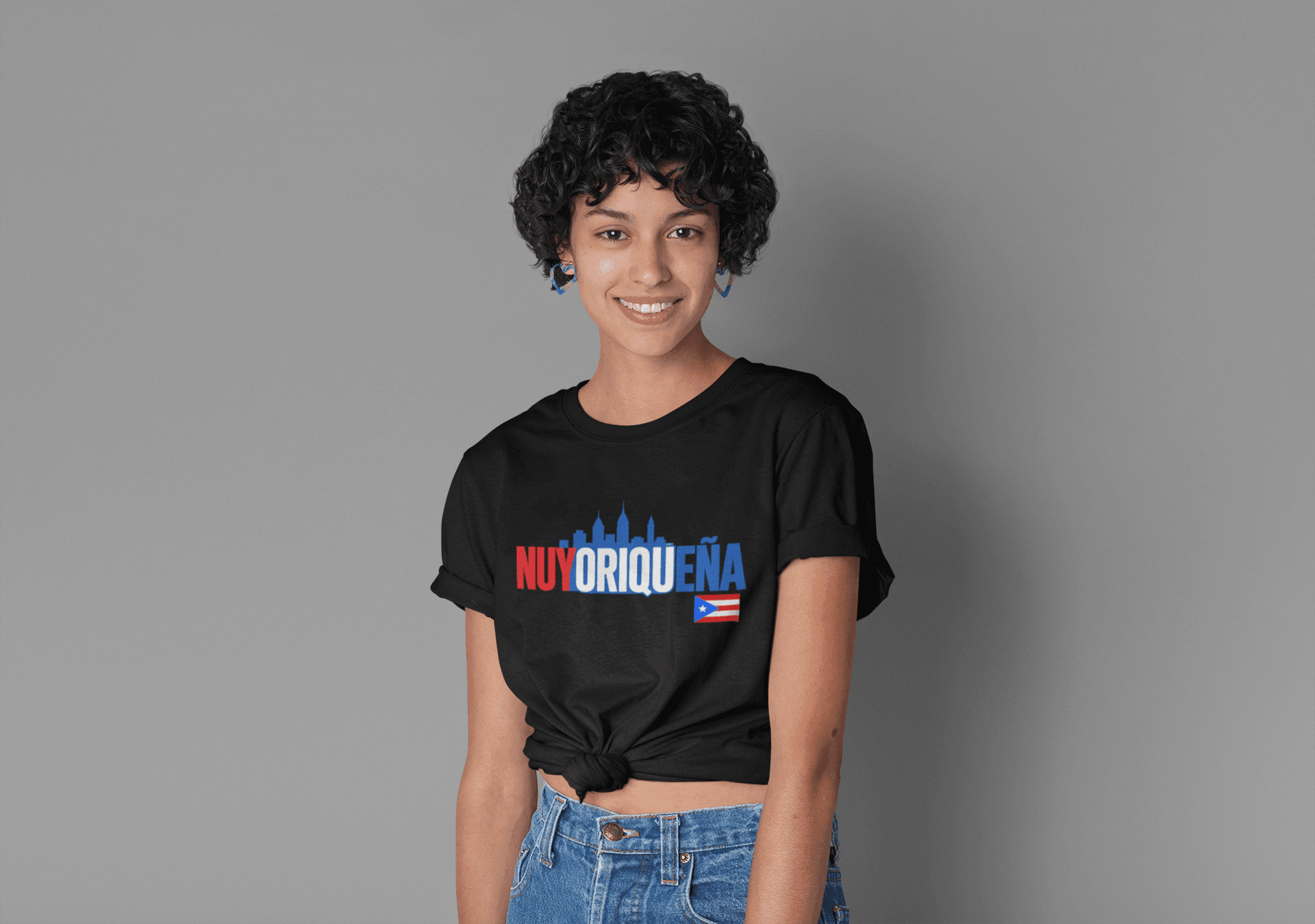 Nuyoriqueña Puerto Rico Pride T-Shirt — Nuyorican Skyline Tee