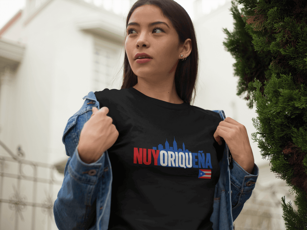 Nuyoriqueña Puerto Rico Pride T-Shirt — Nuyorican Skyline Tee