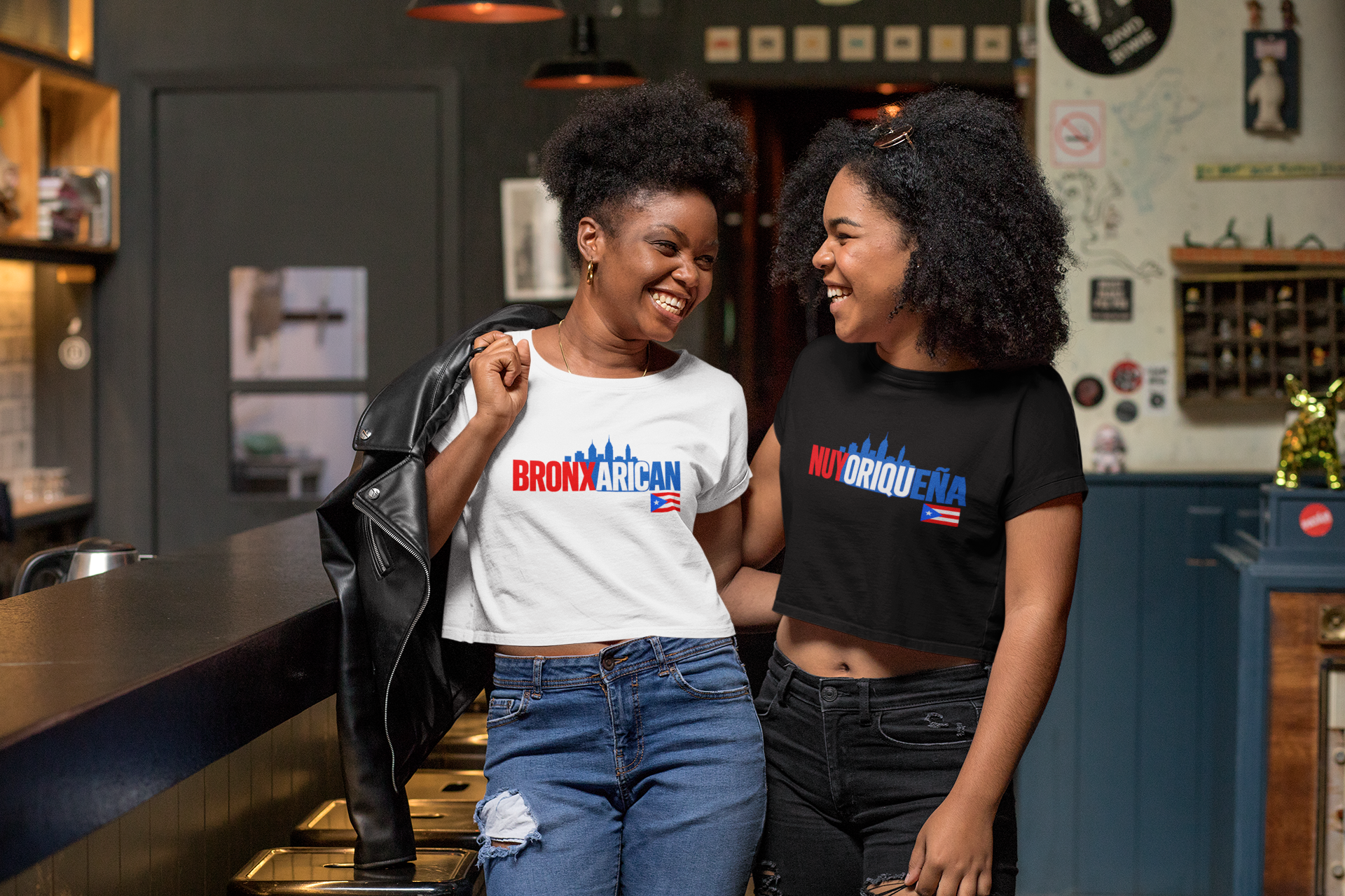 Bronx Rican Women's Boxy Tee – Puerto Rican Pride Skyline Shirt