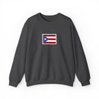 Puerto Rico Flag Graphic Crewneck Sweatshirt