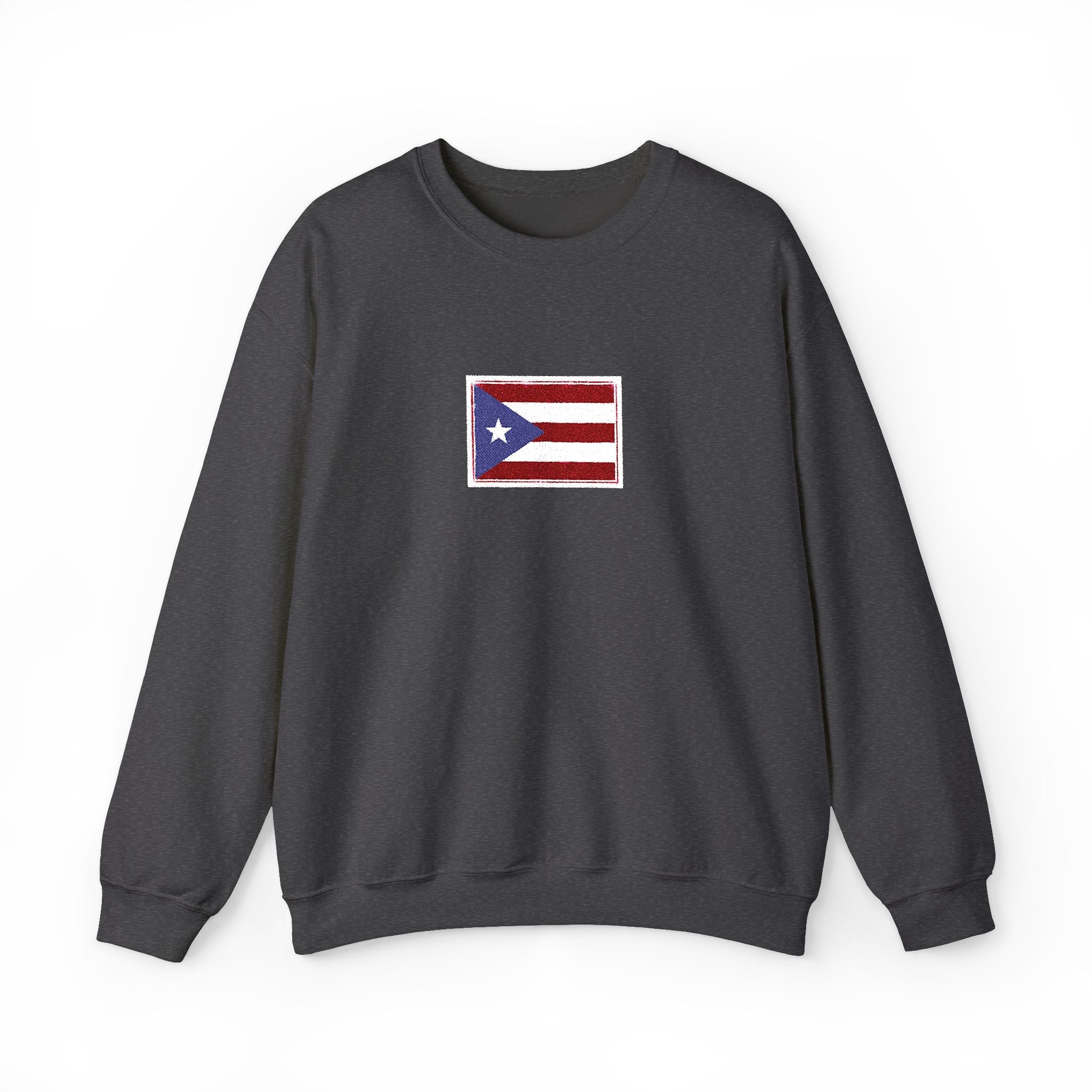 Puerto Rico Flag Graphic Crewneck Sweatshirt
