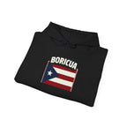 Boricua Bowl Hoodie — Puerto Rican Flag Football Logo Sweatshirt