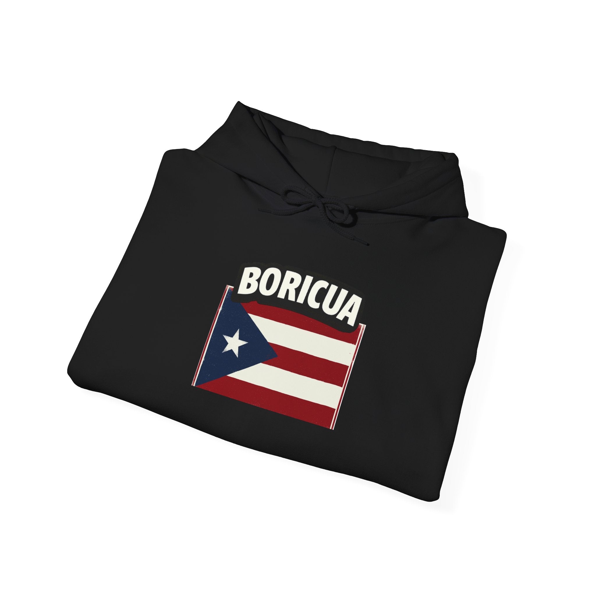 Boricua Bowl Hoodie — Puerto Rican Flag Football Logo Sweatshirt
