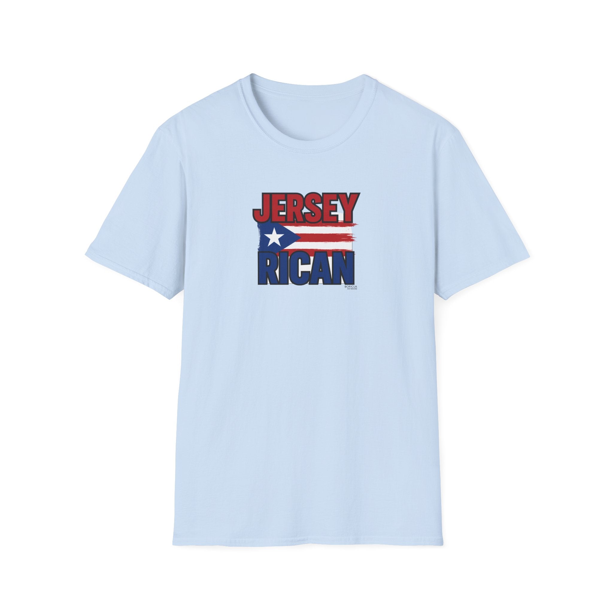 Jersey Rican T-Shirt – Puerto Rican Flag Graphic Tee for New Jersey Natives