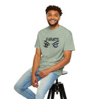 Embuste Eyes Graphic T-Shirt — Bold Script & Star-Spangled Eye Design