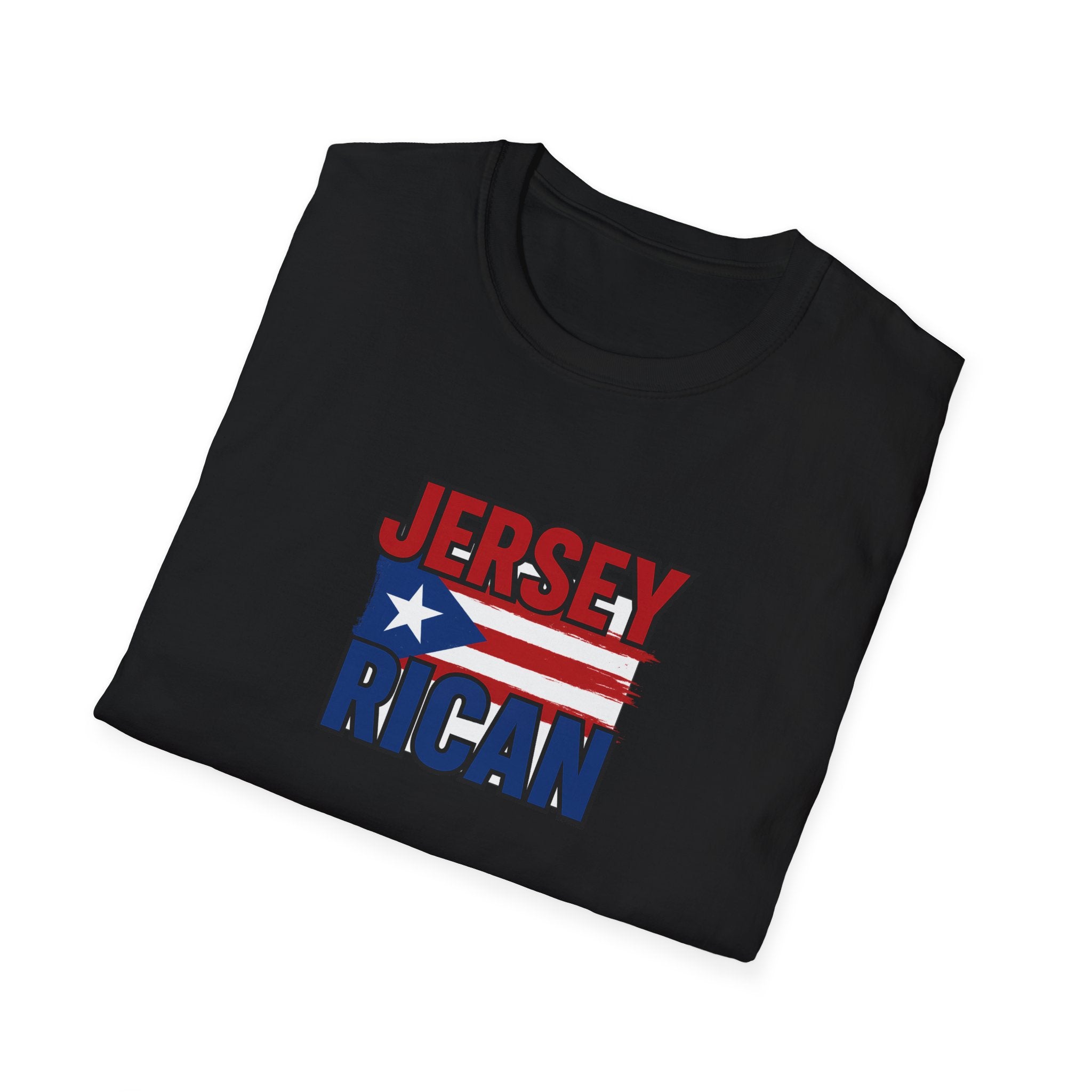 Jersey Rican T-Shirt – Puerto Rican Flag Graphic Tee for New Jersey Natives