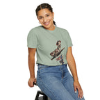 Vintage Space Cat T-Shirt — Retro Astronaut Kitty Graphic Tee