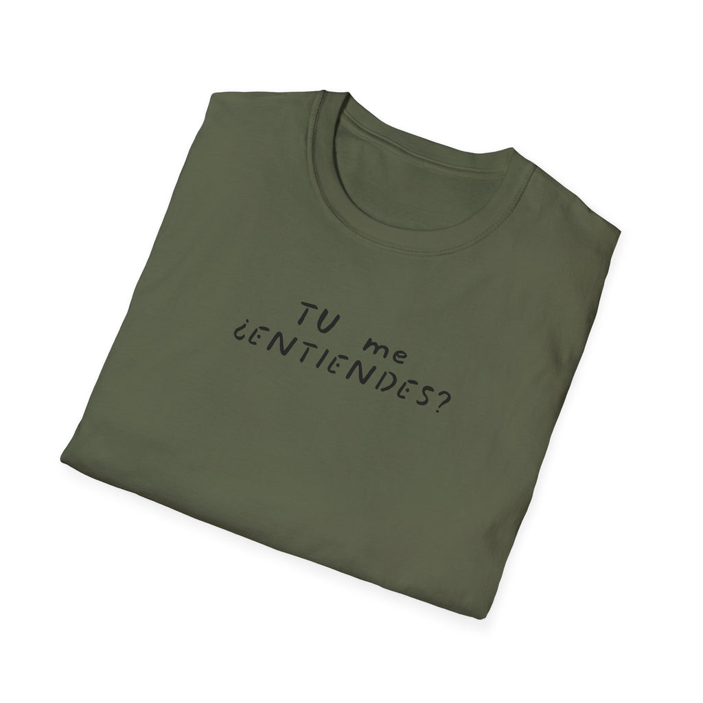 T-Shirt — "¿Tú Me Entiendes?" Puerto Rican Coquí Hat Graphic