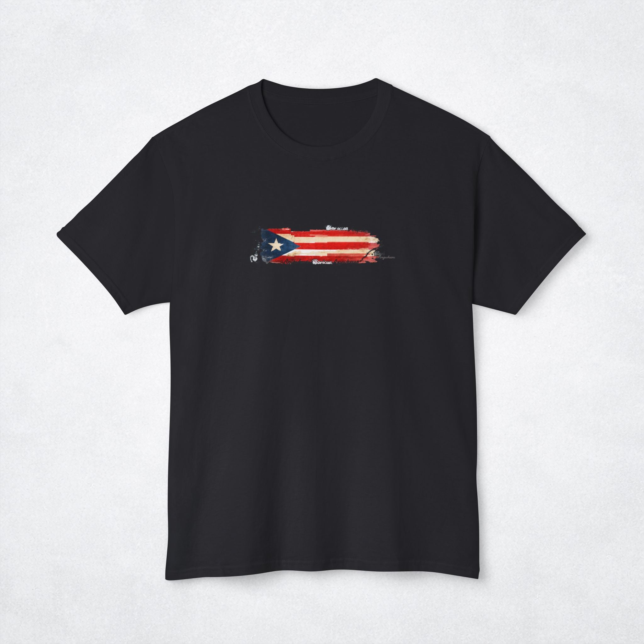 Unisex HD Cotton™ Puerto Rican Flag T-shirt Boricua Anywhere Map