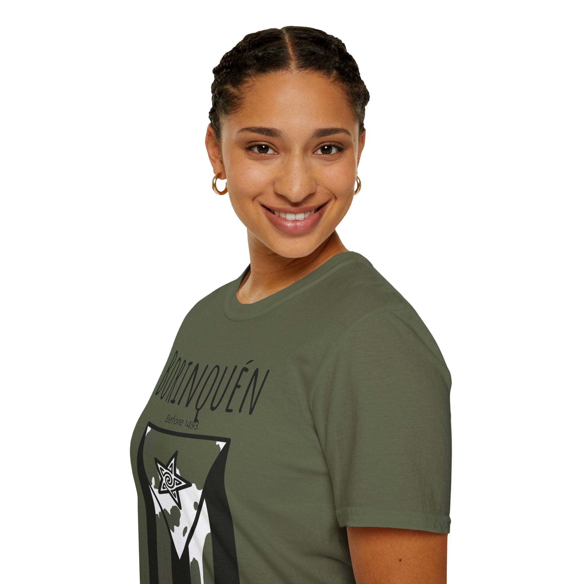 Puerto Rico Script T-Shirt — Elegant Patriotic Island Pride Tee