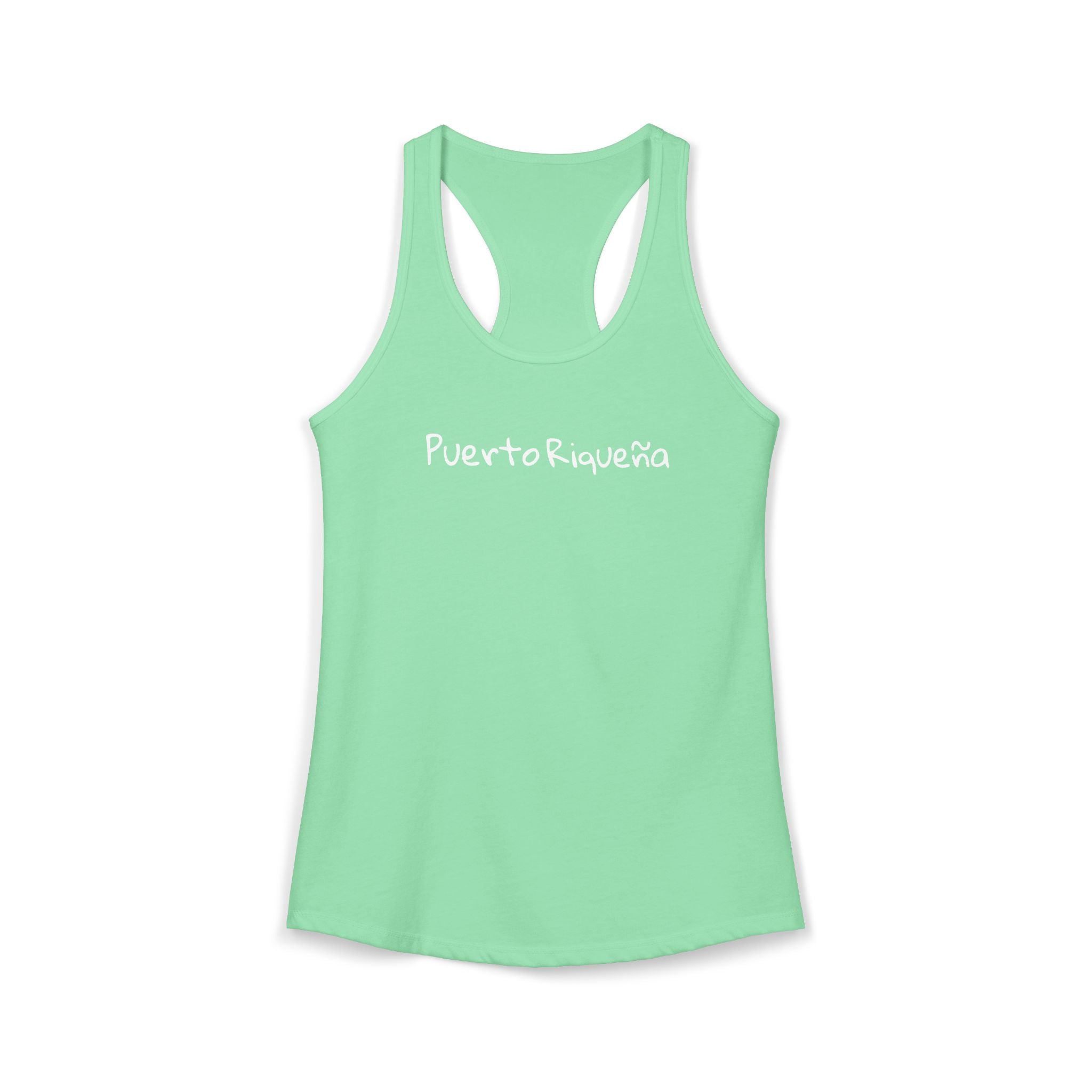 Women's Ideal Racerback Tank - Puerto Riqueña