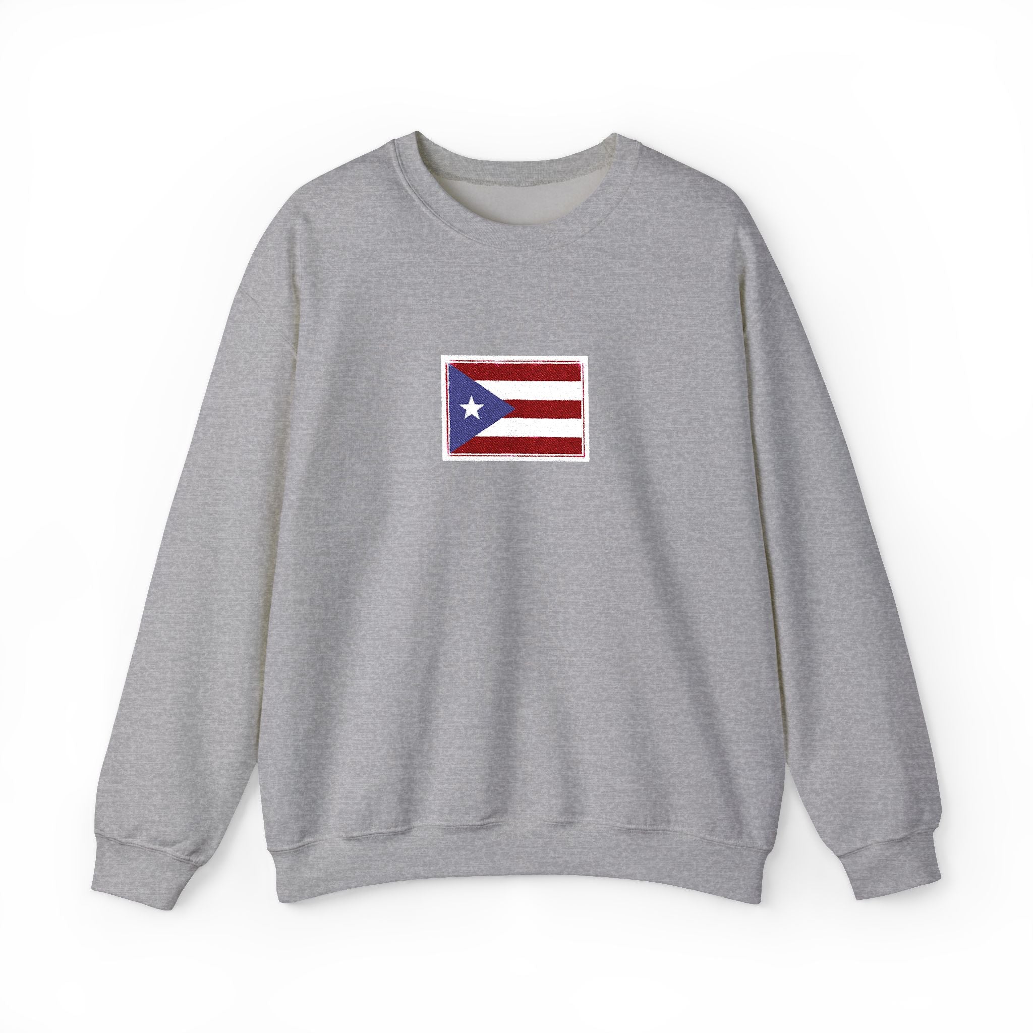 Puerto Rico Flag Graphic Crewneck Sweatshirt