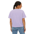Boxy Tee — Vintage Portrait Graphic "Julia de Burgos" poem Women's Cropped T-Shirt