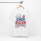 Unisex Puerto Rican Chef Short Sleeve Tee