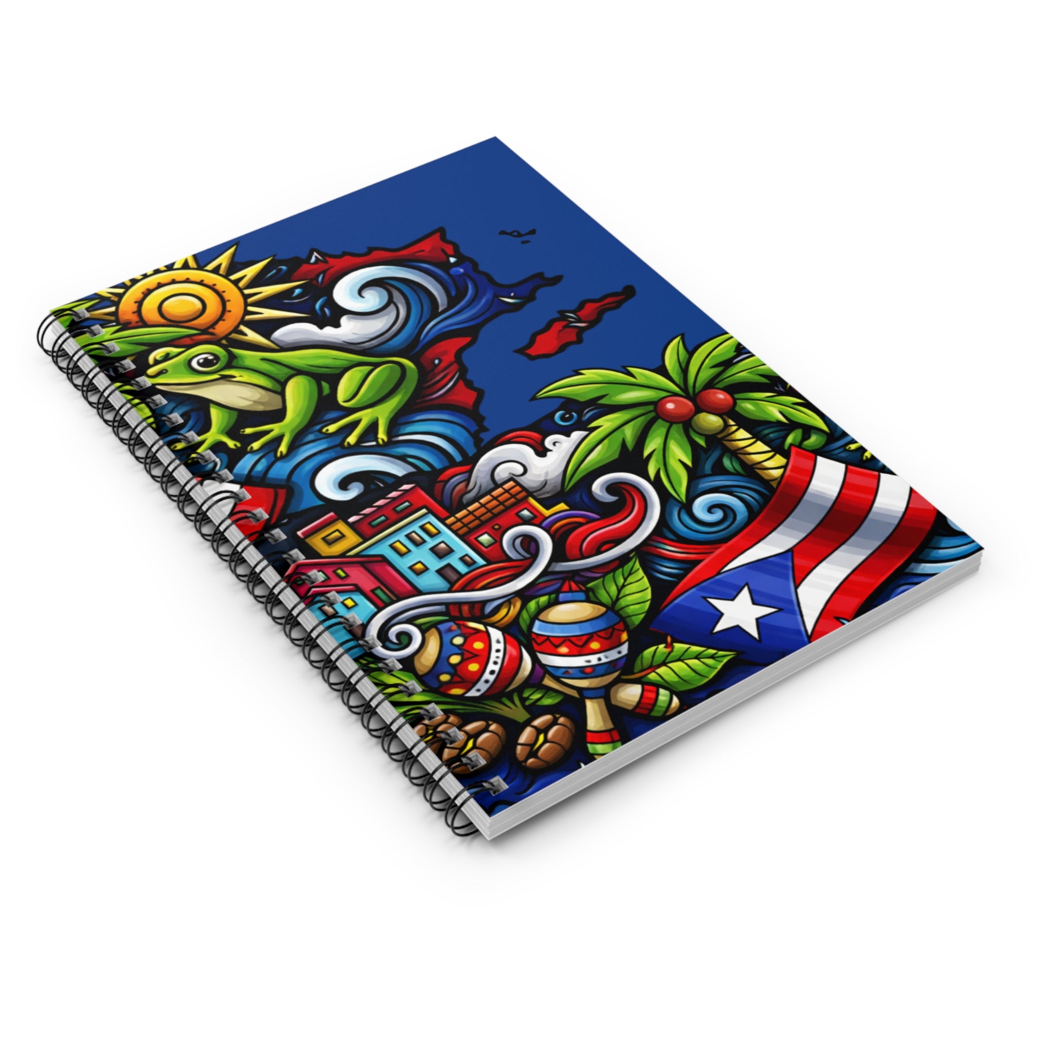 Puerto Rico Art Design Notebook
