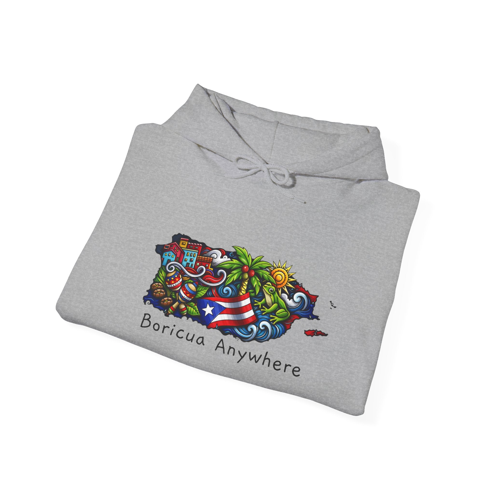 Puerto Rico Flag Hoodie – Retro Puerto Rican Pride Pullover