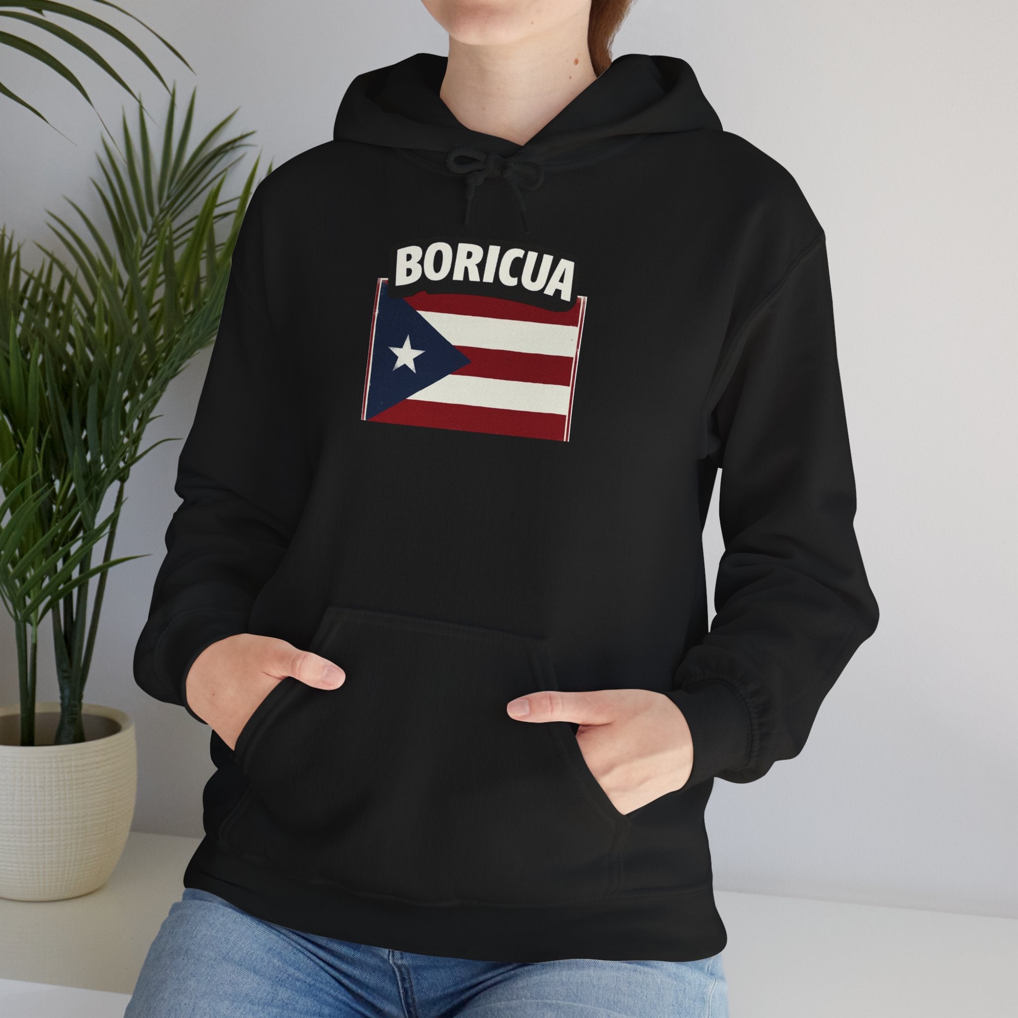 Boricua Bowl Hoodie — Puerto Rican Flag Football Logo Sweatshirt