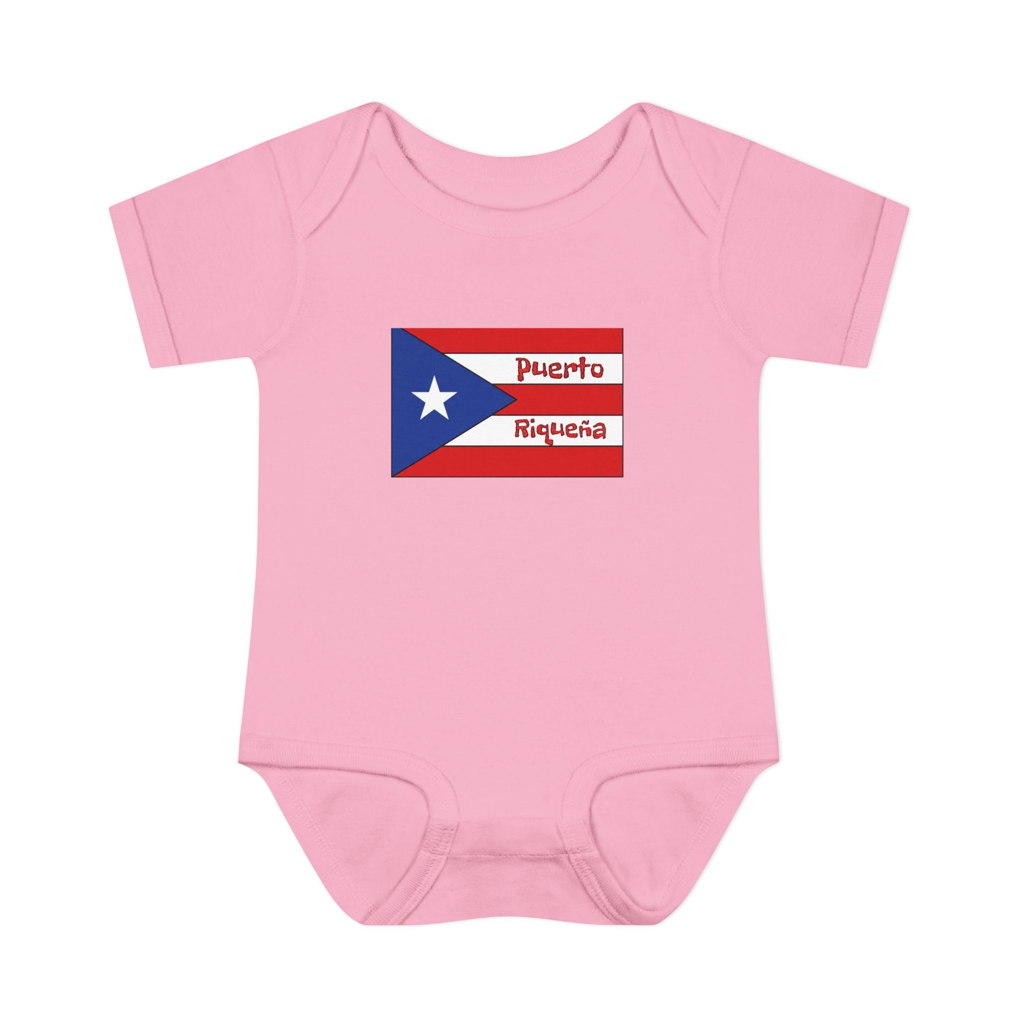 Infant Bodysuit - Puerto Rican Flag "Puerto Riqueña" Baby Onesie